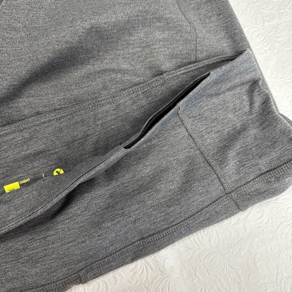 Xersion Move High Rise Capri Leggings Pockets Grey XL Made in Lesotho Athletic - Picture 5 of 10